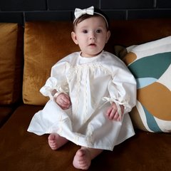 Крестильная рубашка для девочки "Цветочная" ANGELSKY, AN6902, 0-1 мес (56 см), 0-1 мес